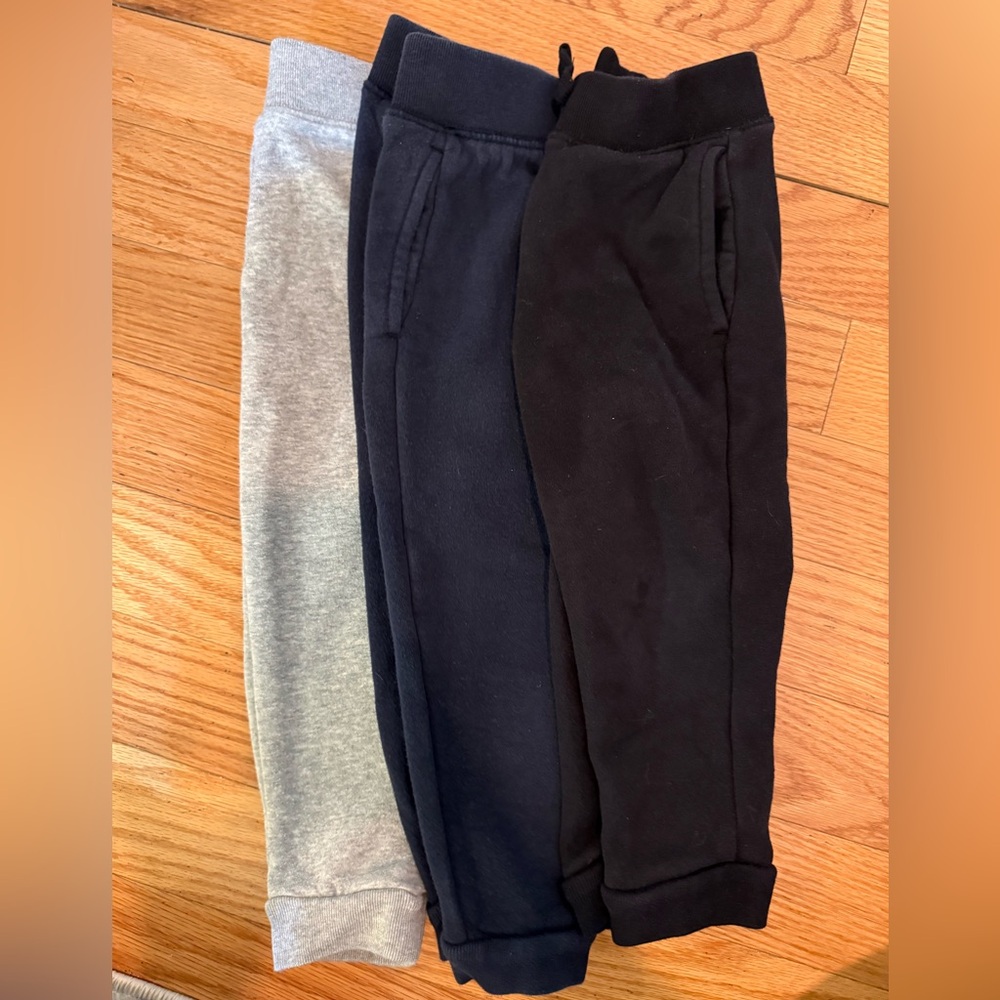 The Children's Place Black, Navy, and Gray Joggers